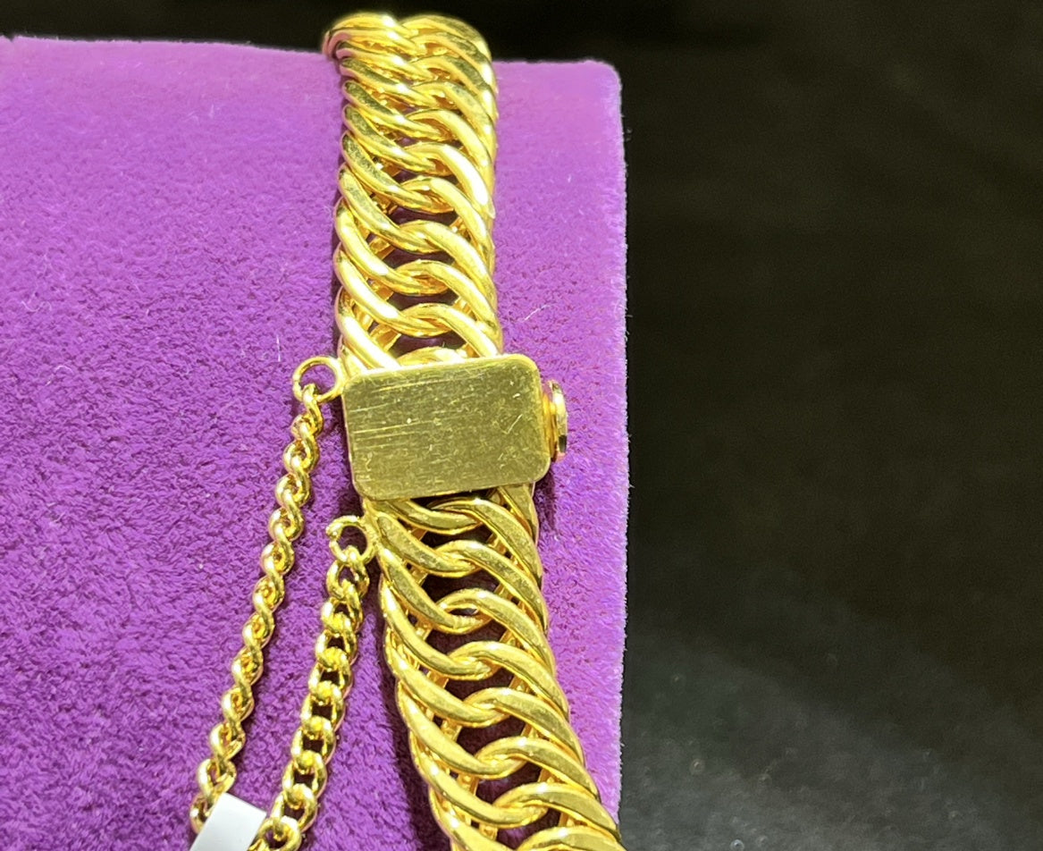 22 Ayar Altın Bileklik Paksoy Modern Tasarım 17.83gr Kadın - B00940