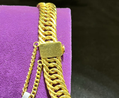 22 Ayar Altın Bileklik Paksoy Özel Tasarım 11.91gr Kadın - B00944