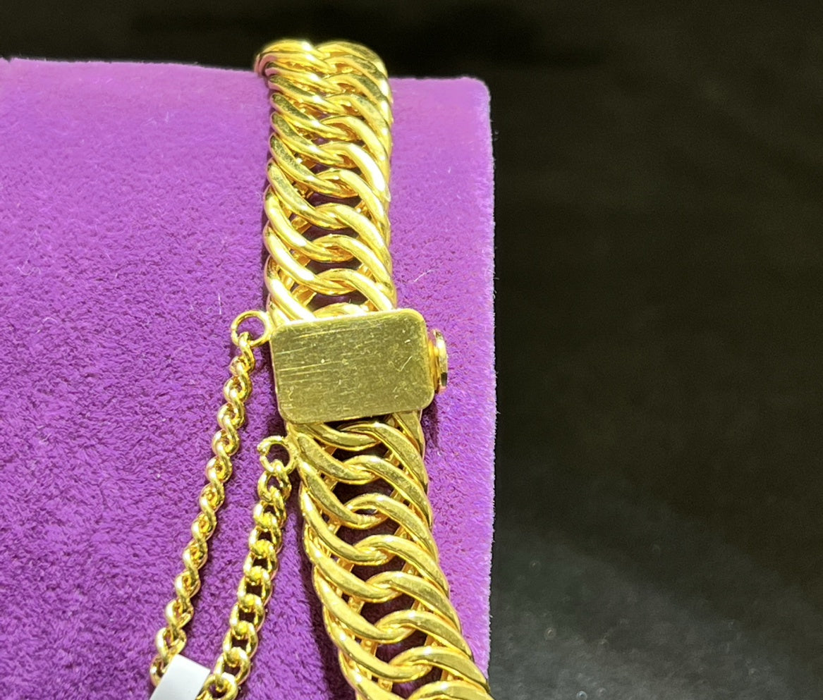 22 Ayar Altın Bileklik Paksoy Modern Tasarım 12.92gr Kadın - B00942