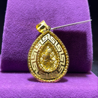 22 Ayar Altın Kolye Ucu Versace Model 3.64gr Hediye - C00271