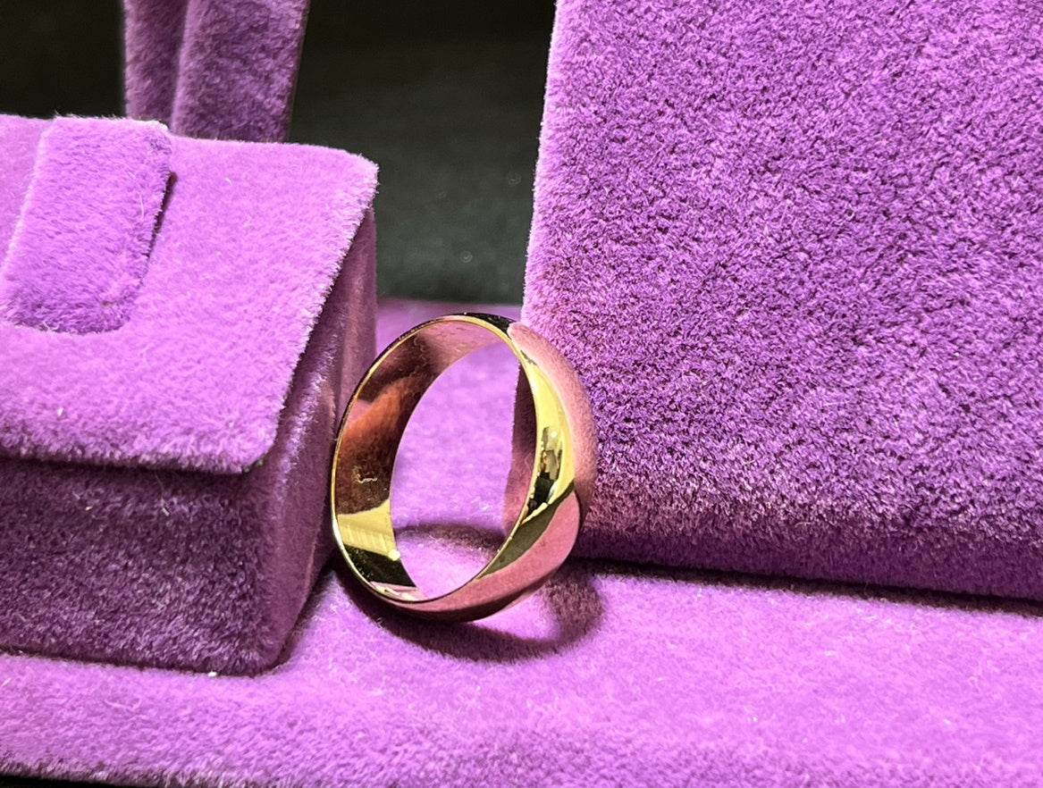 22 Ayar Altın Alyans Paksoy Modern Tasarım 3.02gr 18 Beden - AL00853