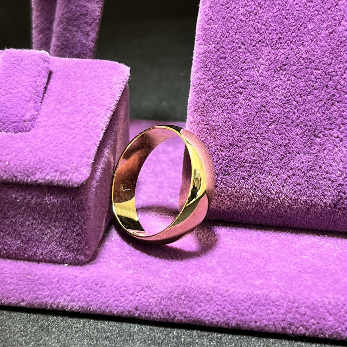 22 Ayar Altın Alyans Modern Tasarım 6.30gr 22 Numara - AL00824