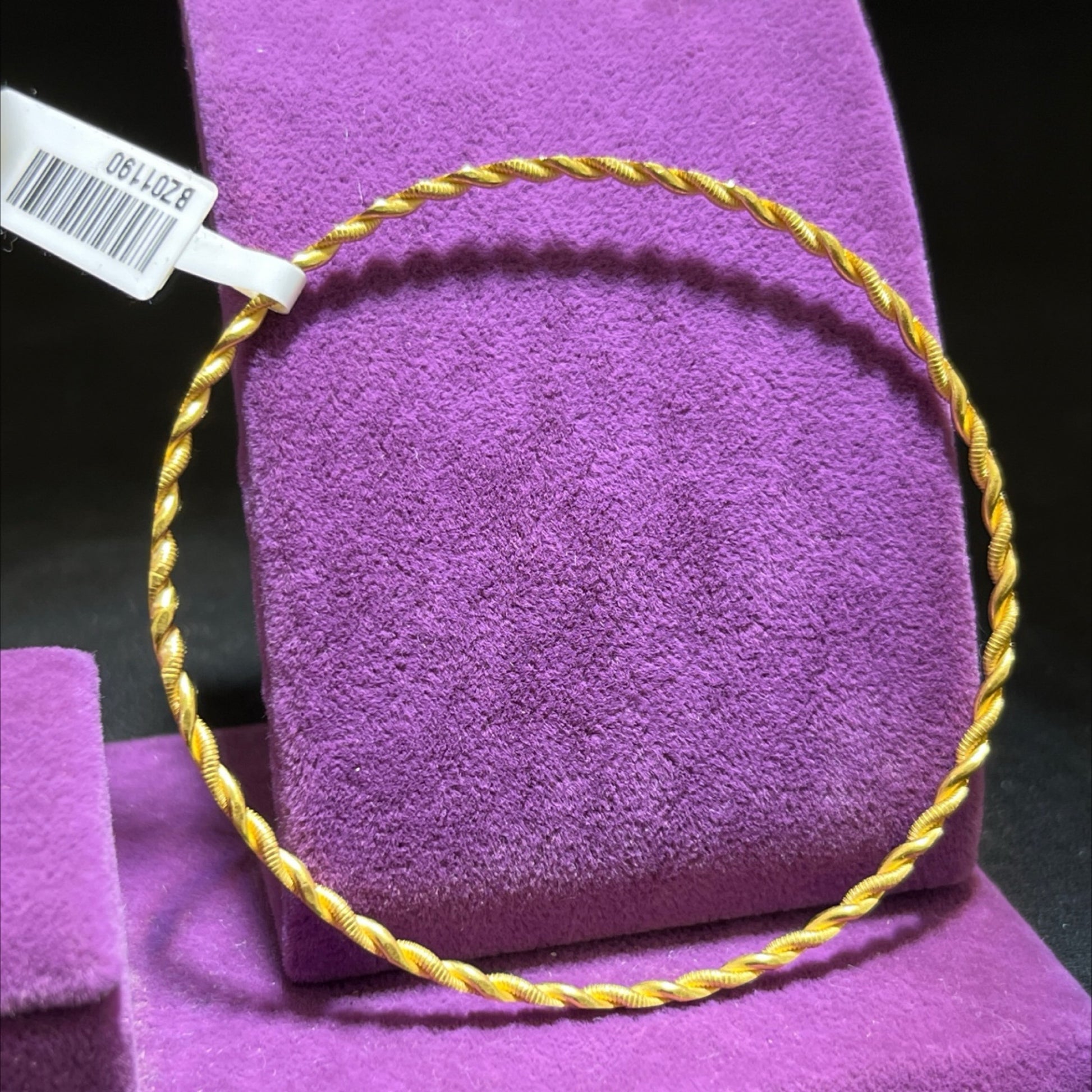 22 Ayar Altın Bilezik Kıvırcık Modern Tasarım 9.03gr Kadın - BZ01190