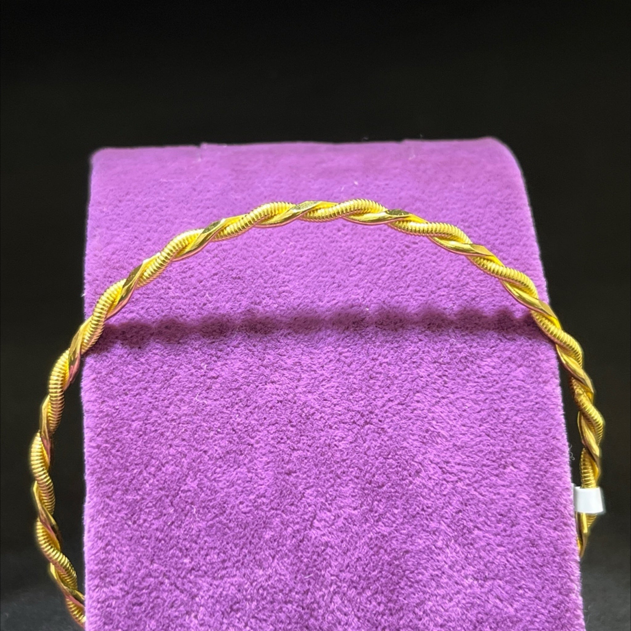 22 Ayar Altın Bilezik Kıvırcık El İşi 15.19gr Kadın - BZ01188