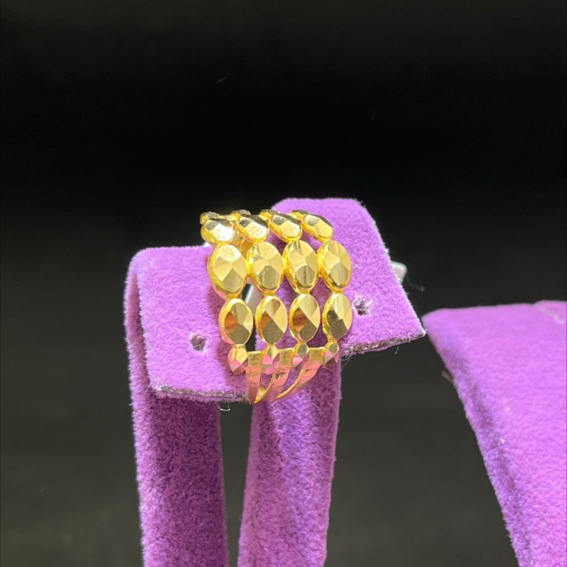 22 Ayar Altın Yüzük Dorikalı Özel Tasarım 4.14gr 21 Numara Kadın - Y01014