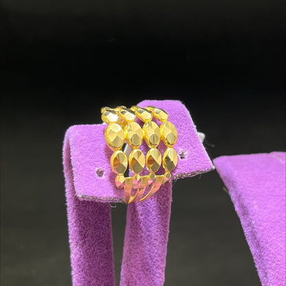 22 Ayar Altın Yüzük Dorikalı Özel Tasarım 4.14gr 21 Numara Kadın - Y01014