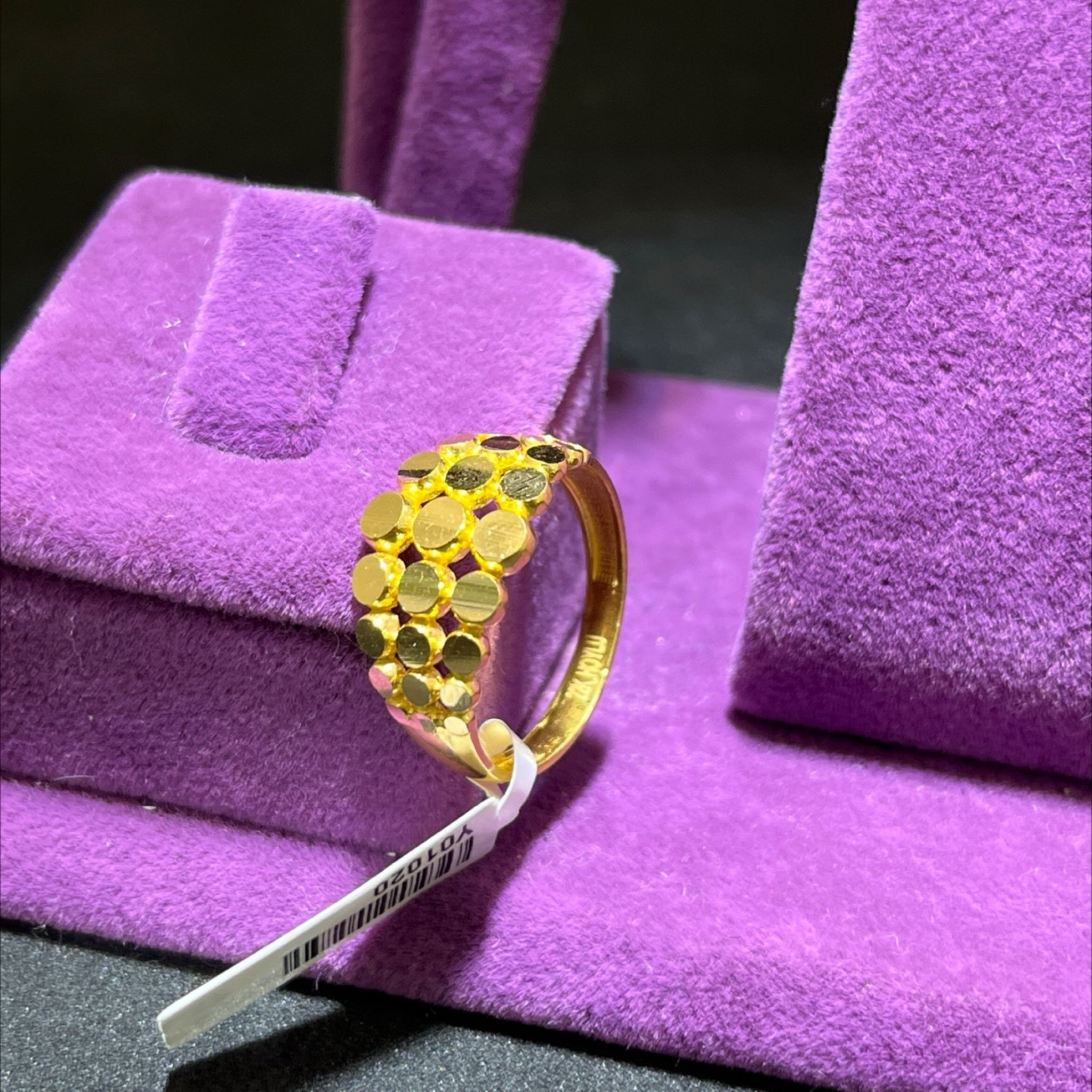 22 Ayar Altın Yüzük Dorikalı Modern Tasarım 3.61gr 17 Numara Kadın - Y01020