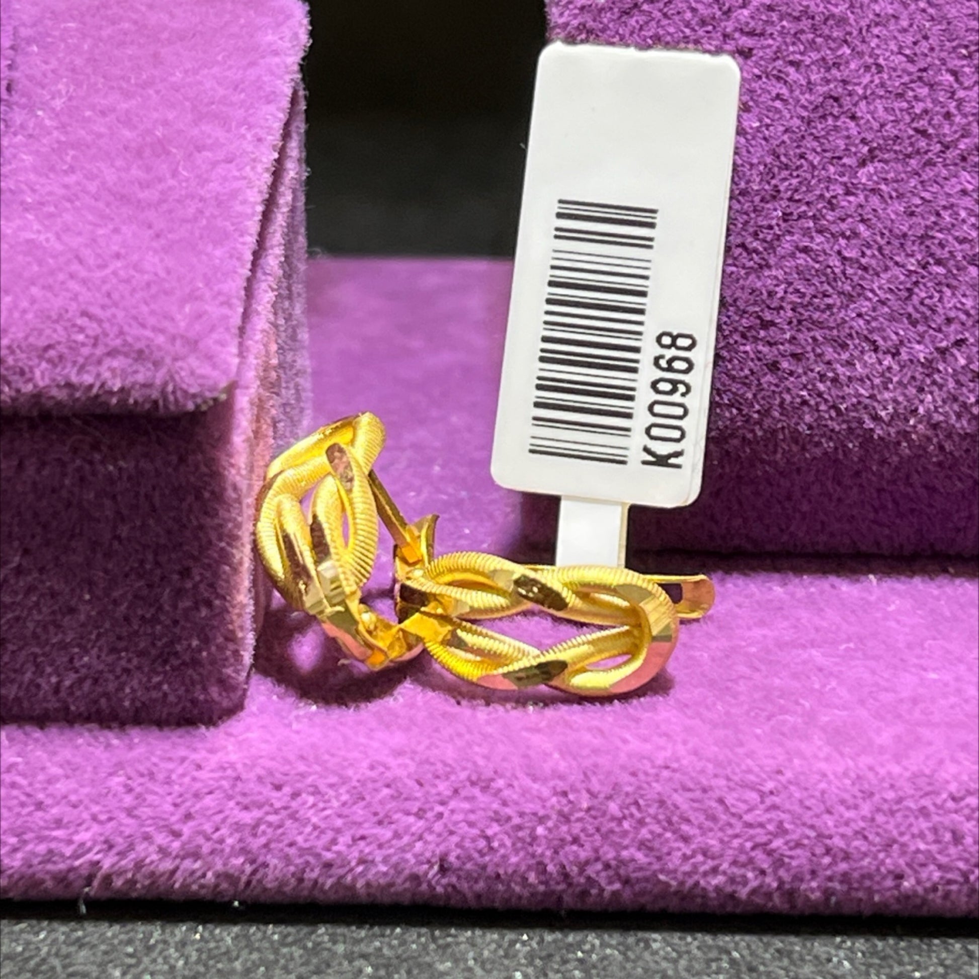 22 Ayar Altın Küpe Özel Tasarım 2.52gr Kadın - K00968