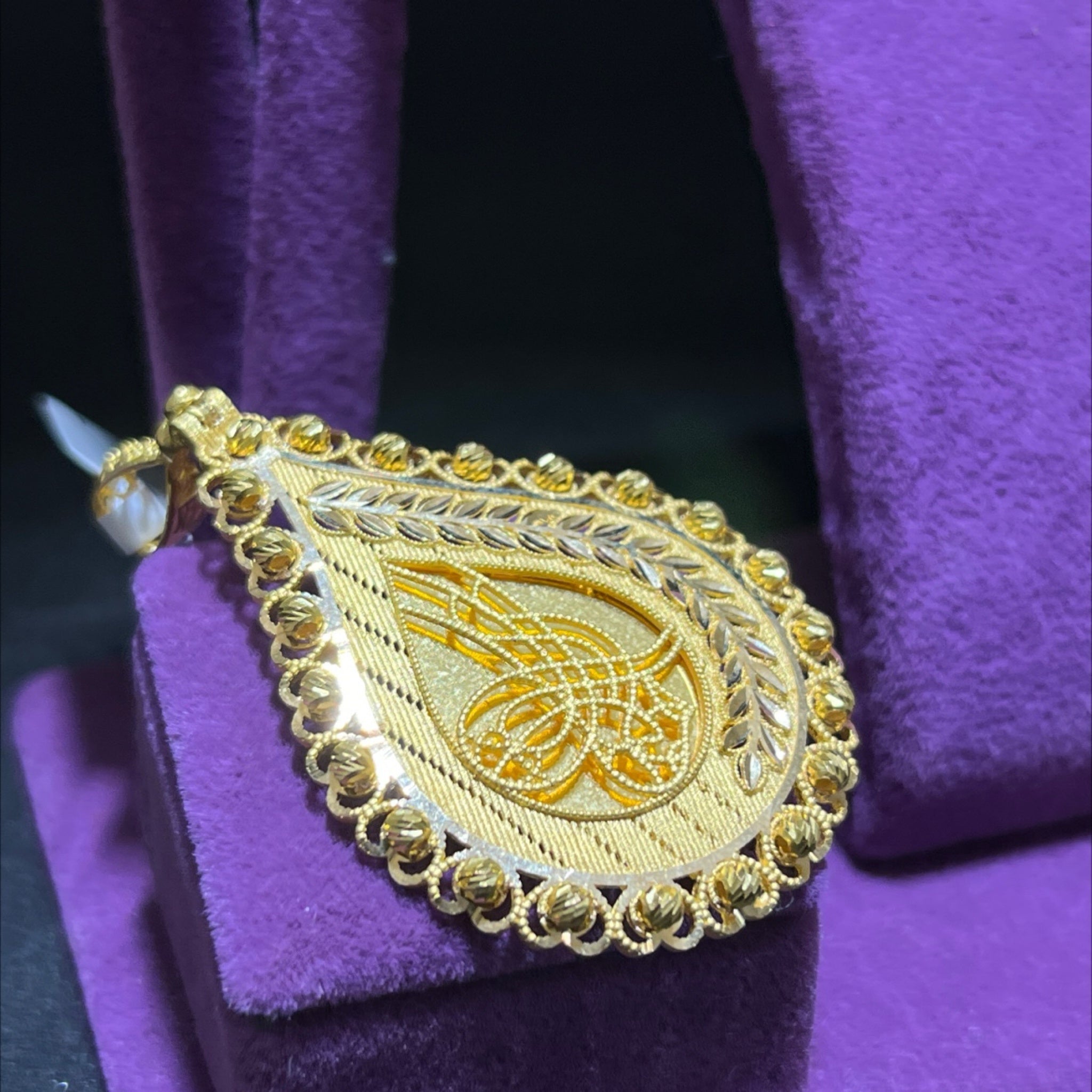 22 Ayar Altın Kolye Ucu Osmanlı Turası 10.16gr Hediye - C00275