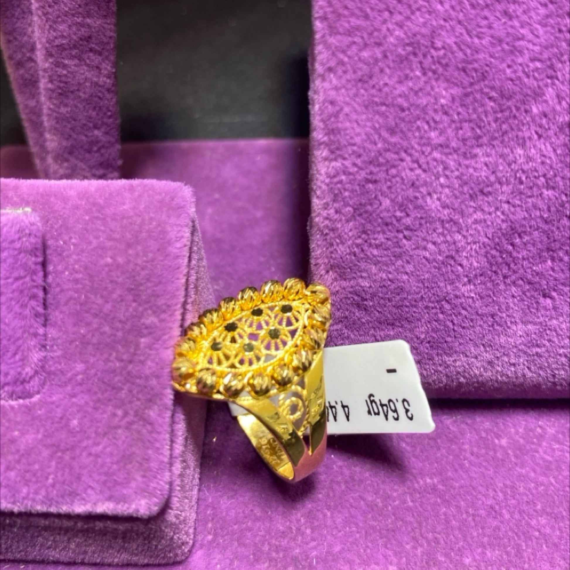 22 Ayar Altın Yüzük Dorikalı Başak Serisi 3.64gr Hediye - Y01026