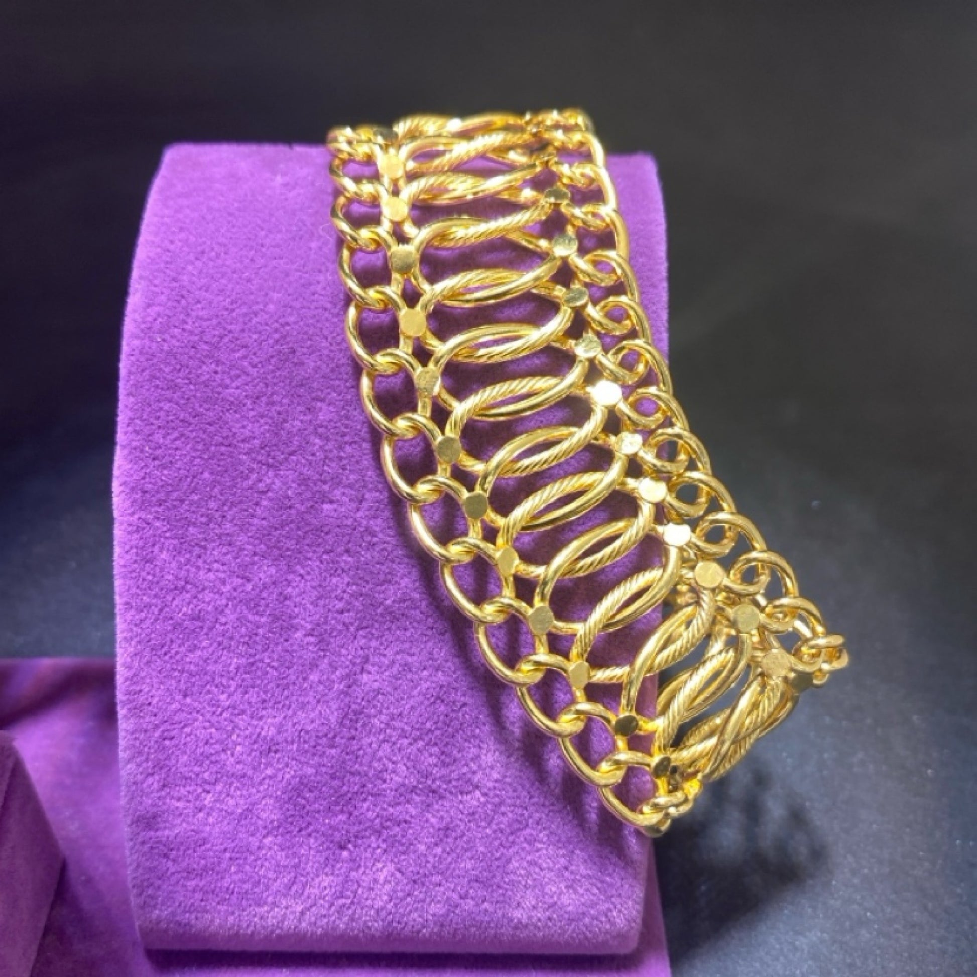 22 Ayar Altın Bileklik Paksoy Özel Tasarım 25.68gr Kadın Hediye - B00989