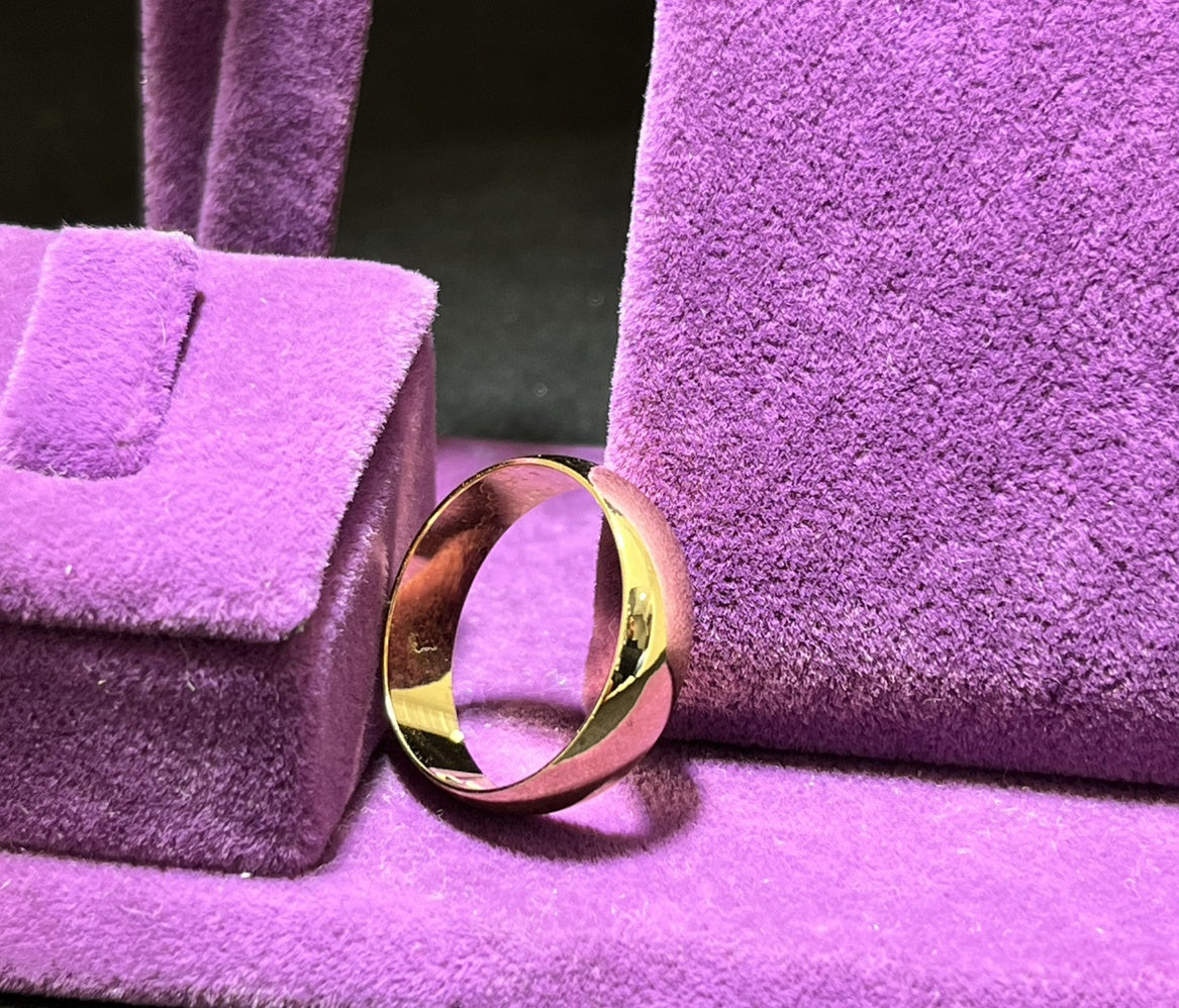 22 Ayar Altın Alyans Modern Tasarım 6.23gr 24 Numara Hediye - AL00823