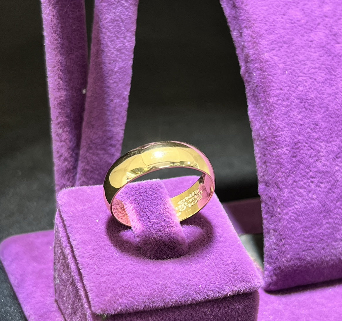 22 Ayar Altın Alyans Modern Tasarım 5.08gr 14 Numara Hediye - AL00829