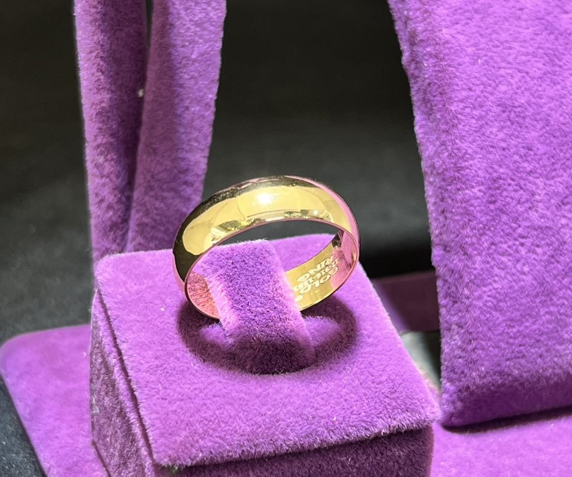 22 Ayar Altın Alyans Modern Tasarım 7.15gr 19 Numara - AL00839