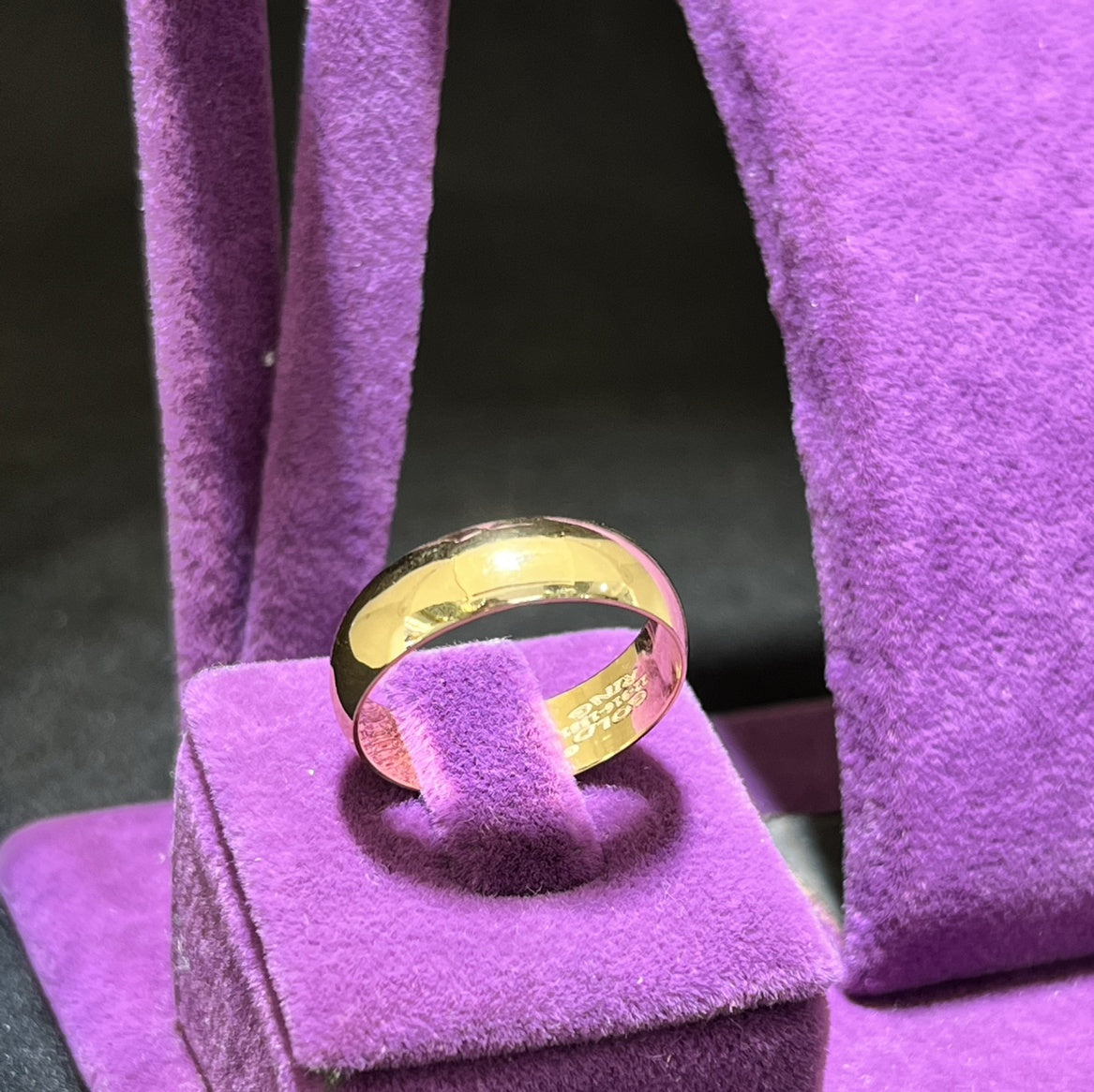 22 Ayar Altın Alyans Modern Tasarım 5.09gr 16 Numara Hediye - AL00846