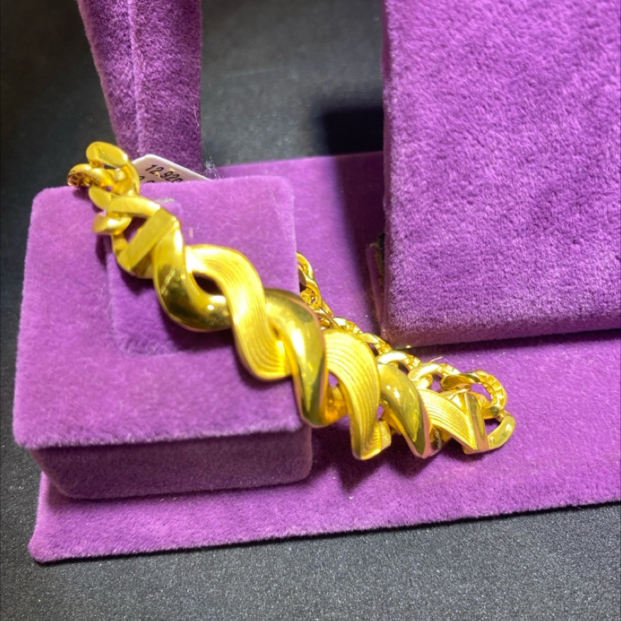 22 Ayar Altın Bileklik Paksoy Modern Tasarım 12.92gr 19 CM Kadın - B00963