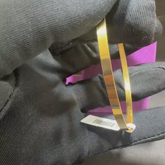 22 Ayar Altın Bilezik Paksoy Kuyumculuk Özel Tasarım 10.03gr Hediye Kadın - BZ01327